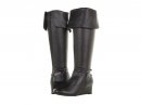 Ros Hommerson Tami Super Wide calf Black Leather over the knee